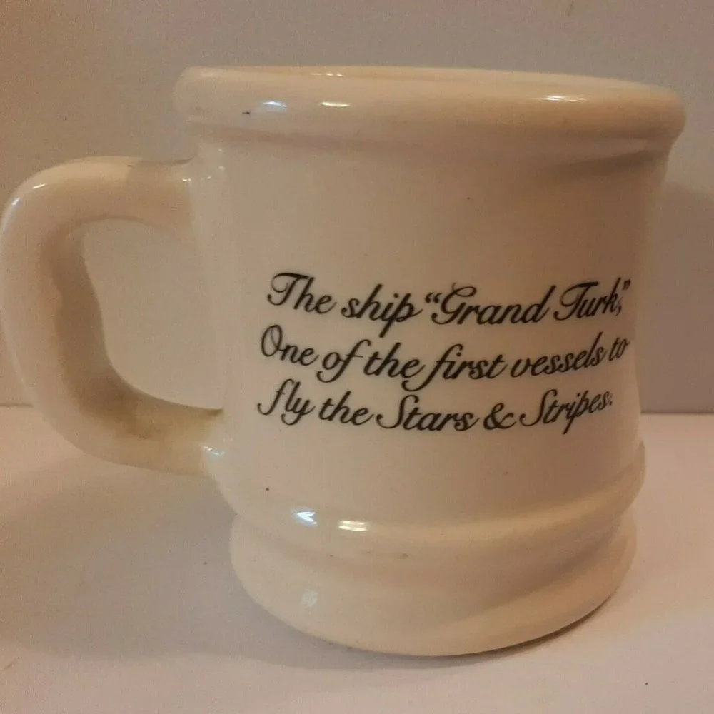 Authentic Vintage Old Spice Shaving Mug Grand Turk Ship